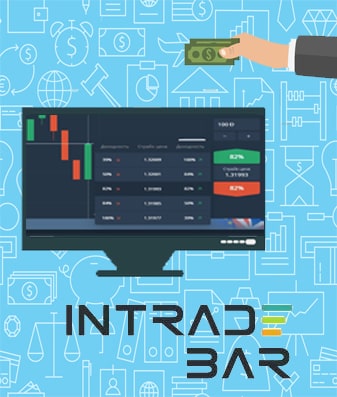 Рисунок: Пополнение счета в Intrade Bar