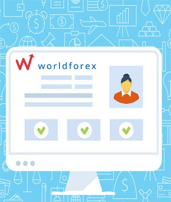 Рисунок: Регистрация в WorldForex