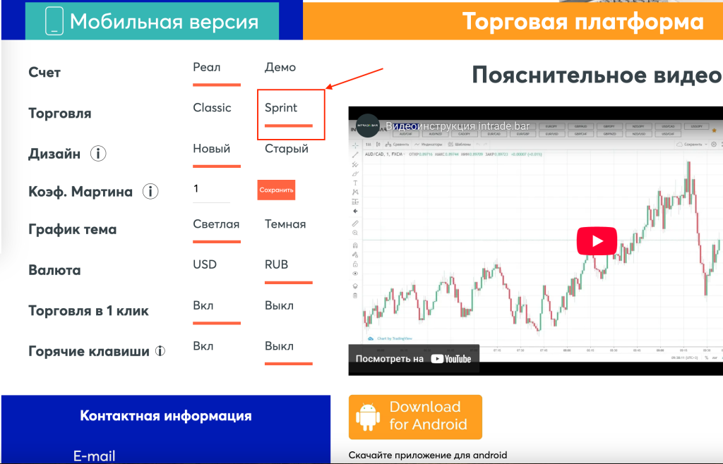 Intradebar