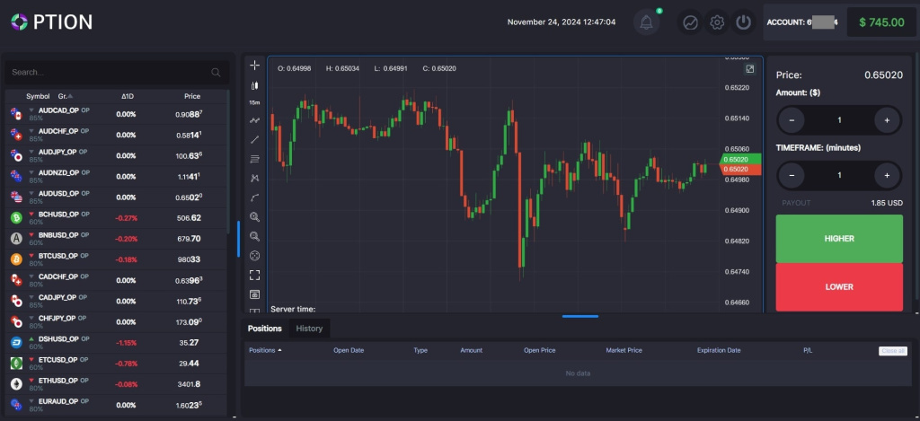 Как пополнить счет у брокера GC-Option?